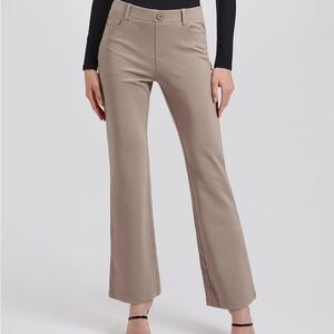 Stelle Women’s Dress Pants - Grey Khaki - Bootcut - Small - NWT
